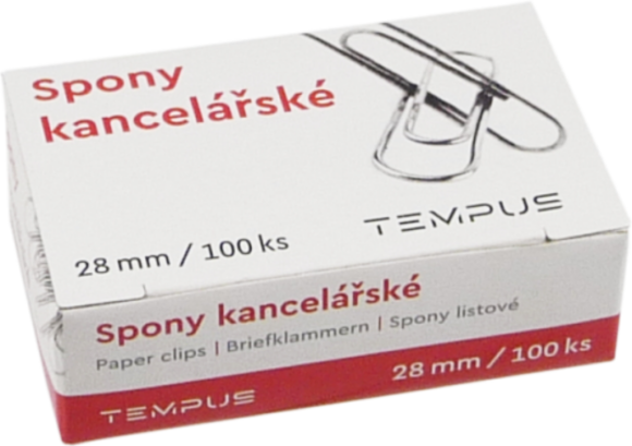 spony kancel.Tempus 28mm 100ks