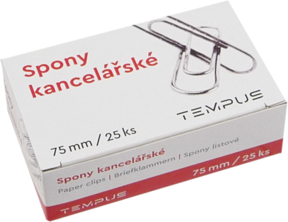 spony kancel.Tempus 75mm 25ks