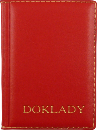pouzdro na doklady  červené