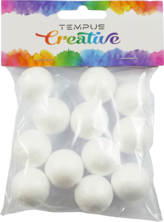 polystyren koule  2,5cm 12ks