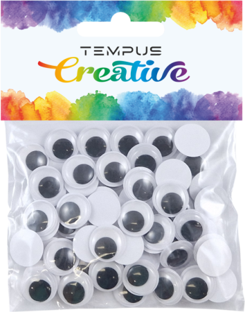 oči samolepící 15mm 60ks