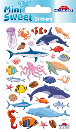 Samolepky MS 114149 Sea animals