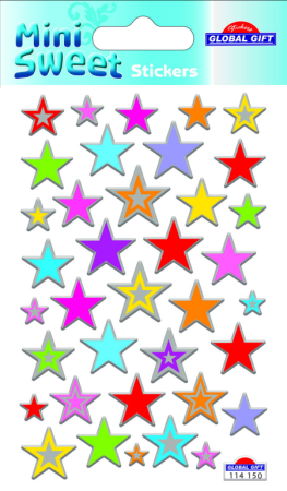 Samolepky MS 114150 Stars