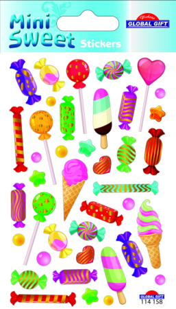 Samolepky MS 114158 Candies