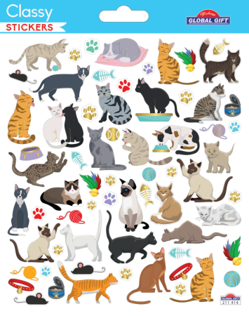 Samolepky CLS 211414 Cats
