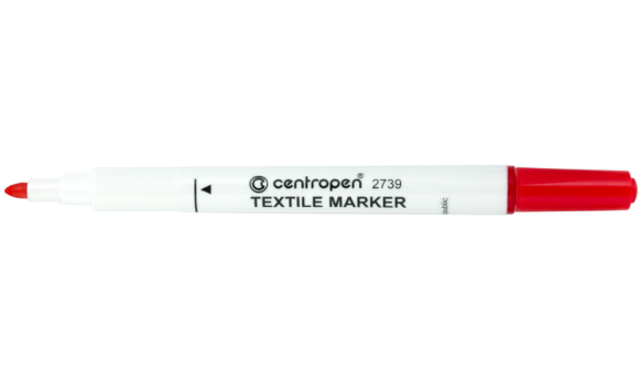 Značkovač na textil Centropen 2739  červený