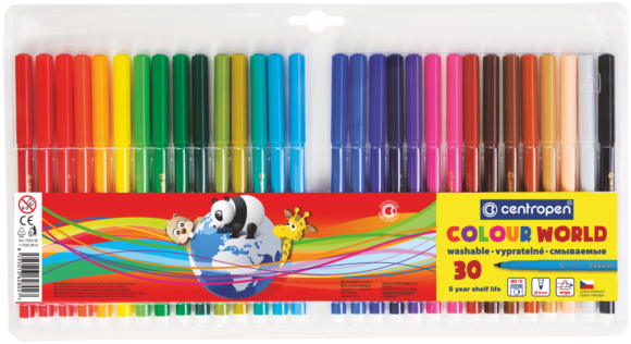 popisovače Centropen 7550/30 trojhranný