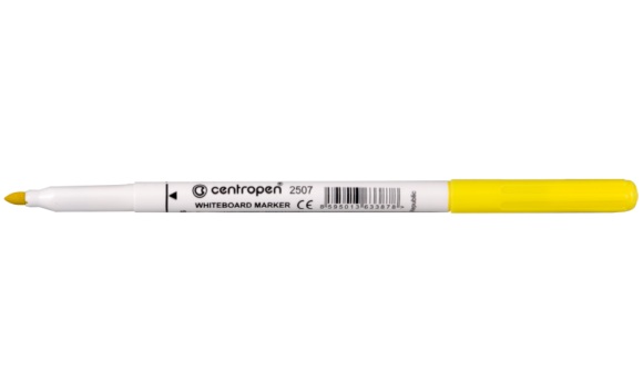 Značkovač Centropen 2507 stírací žlutý