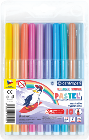popisovač 7550/10 trojhranný pastel