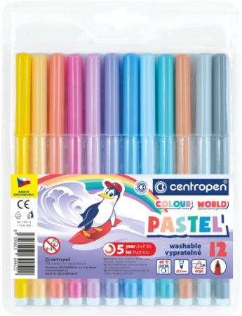 popisovač 7550/12 trojhranný pastel