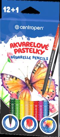 pastelky Centropen 9523/12 akvarelové pastelky Centropen 9523/12 akvarelové
