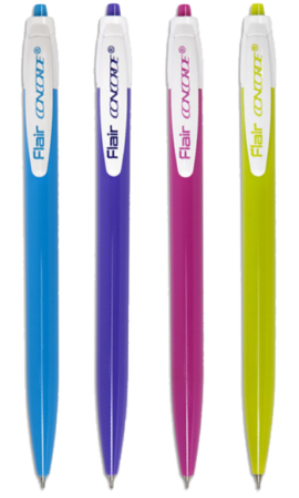 kuličkové pero Flair Ezee click