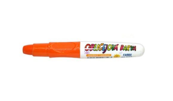 barva na obličej - oranžová