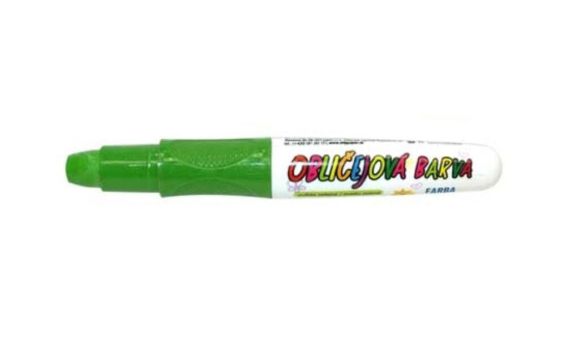 barva na obličej - zelená světlá