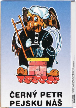 karty Černý Petr H Pejsku náš papír.krab