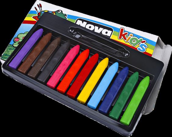 voskovky NC-2124 trojhranné Jumbo 12ks