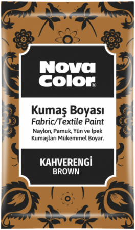 barva na textil prášková hnědá 12g NC-905