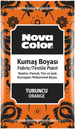 barva na textil prášková oranžová 12g NC-906