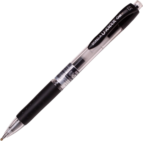 kul.pero gel 0,5 mm U - knock  černé