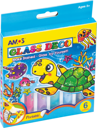 barvy na sklo Amos 10,5ml  6ks 170-1044