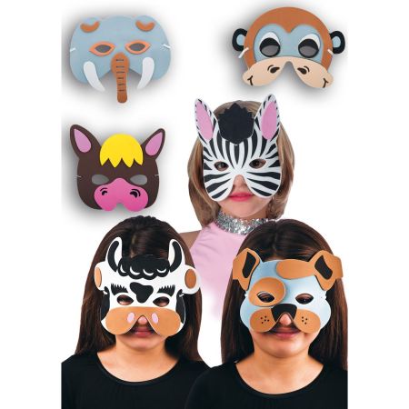 Carnival Toys Škraboška zvířátko pěnová guma