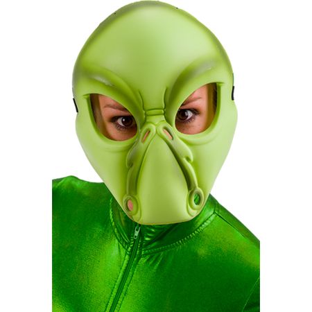 Carnival toys Maska mimozemšťana zelená