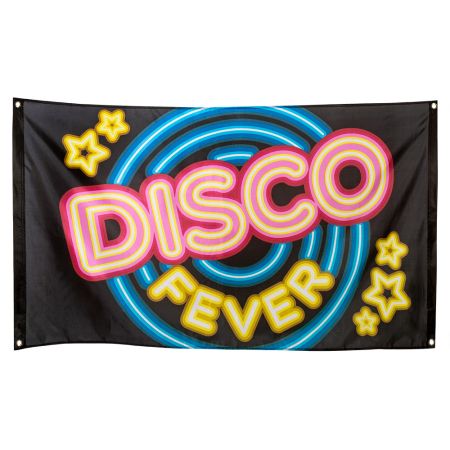 Boland Dekorace na zeď vlajka s nápisem DISCO FEVER