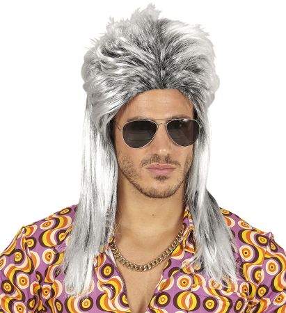 Widmann Pánská paruka rocker šedivá