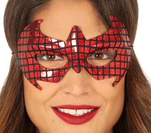 Fiestas Guirca Škraboška superhrdiny motiv pavučina