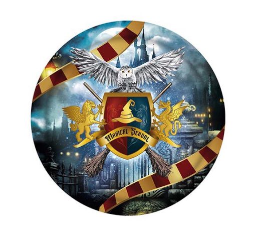 Fiestas Guirca Papírový tácek Harry Potter - 23 cm-6 ks