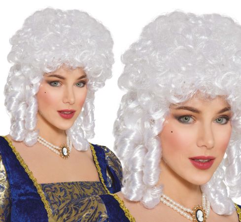 Fiestas Guirca Bílá dámská paruka Marie Antoinette