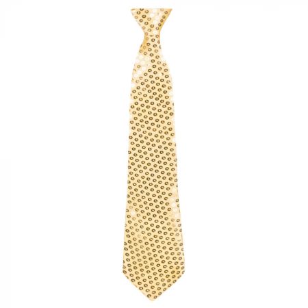 Boland Kravata zlatá flitrová 40 cm