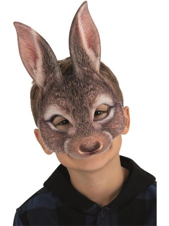 Smiffys Maska králík hnědá
