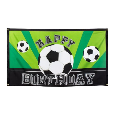 Boland Polyesterová vlajka 'Happy Birthday'  fotbalová