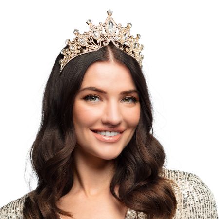 Boland Kovová čelenka královny vzhled růžové zlato