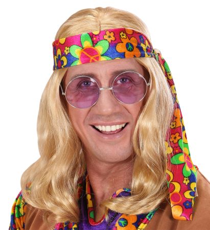 Widmann Paruka hippie blond dlouhá pánská