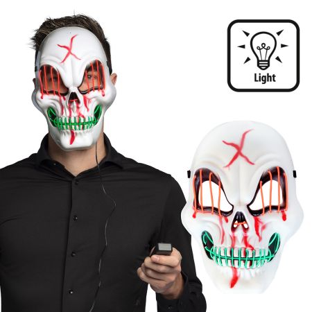 Boland Svítící LED maska krvavá maska