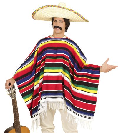 Widmann Autentické mexické pončo