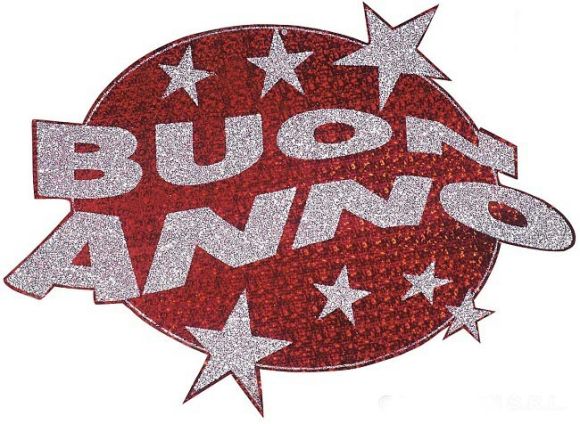 Widmann Silvestrovská dekorace BUON ANNO