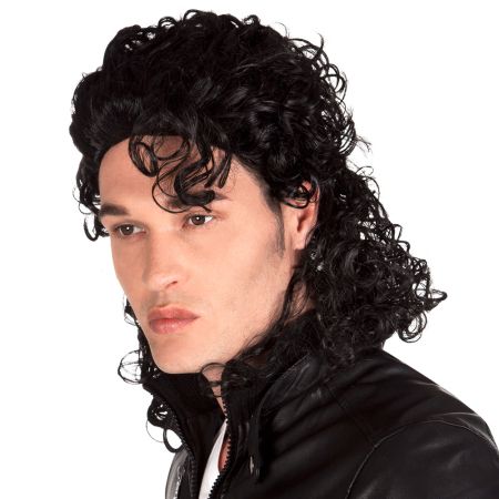 Boland Pánská černá paruka Popstar