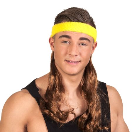 Boland Vlasy s čelenkou hnědé dlouhé