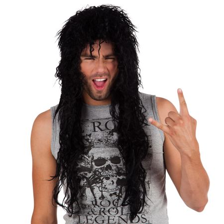 Boland Paruka rocker dlouhá černá