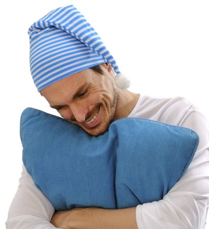 Widmann Čepička na spaní modro-bílá
