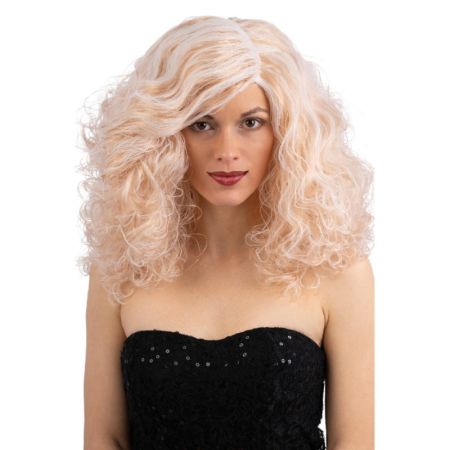 Carnival Toys Blond vlnitá paruka dámská s melírem