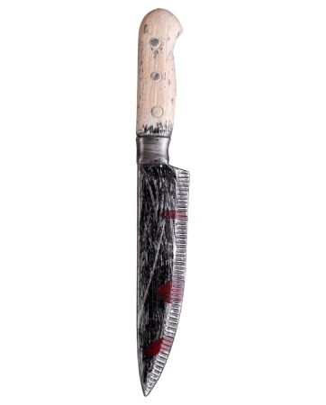 Carnival Toys Zakrvácený nůž 32 cm plastový