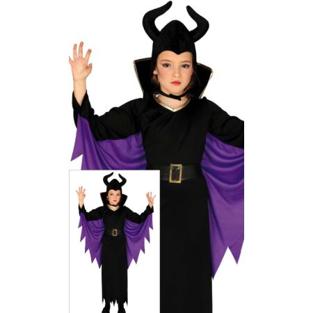 Fiestas Guirca Halloween kostým ďábelská víla, dětský, 5-6 let (119 cm) Fiestas Guirca Halloween kostým ďábelská víla, dětský, 5-6 let (119 cm)