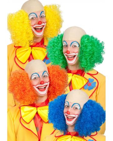 Carnival Toys Klaunská pleš s vlasy