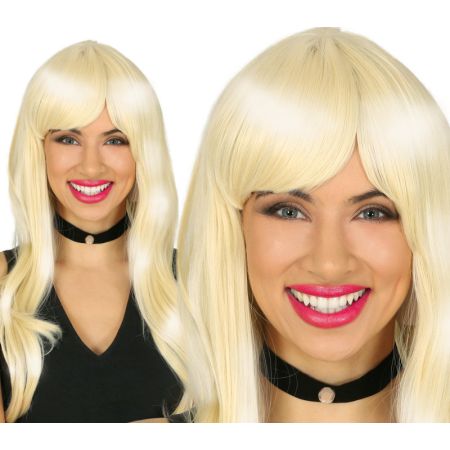 Fiestas Guirca Dámská blond dlouhá paruka 80´léta