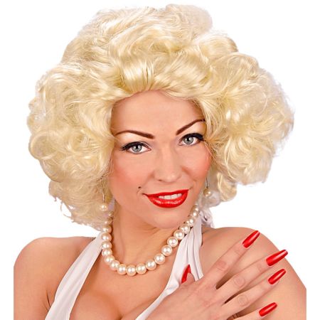 Dámská krátká blond paruka