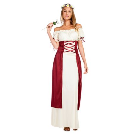 Boland Dámský středověký kostým Brunhilda (XL)